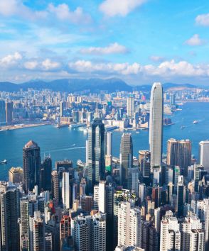 Panorama di Hong Kong, sede centrale dell’agenzia di sourcing ASIAPRO